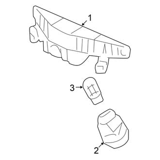 Honda OE - Rear Lamps - High Mounted Stop Lamp (DX / EX / EX-L / GX / LX / LX-S Sedan)