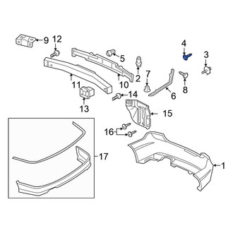 Honda OE - Rear Bumper Cover Screw