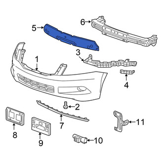 Honda OE - Front Bumper Impact Absorber