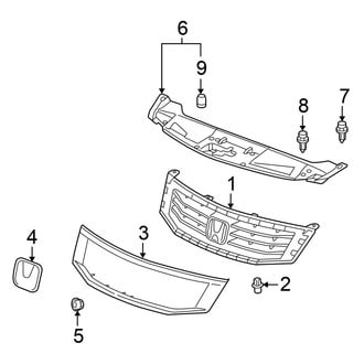 Honda OE - Grille & Components (Sedan)