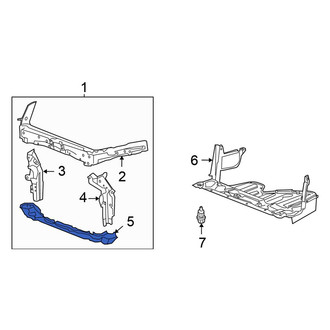 Honda OE - Front Lower Radiator Support Tie Bar