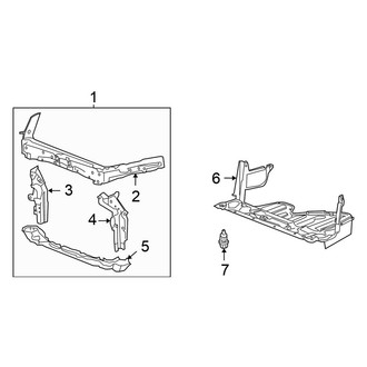 Honda OE - Radiator Support (Sedan)