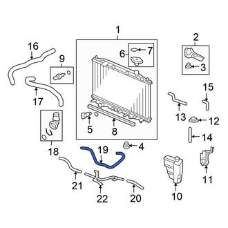 Honda OE - Automatic Transmission Oil Cooler Hose