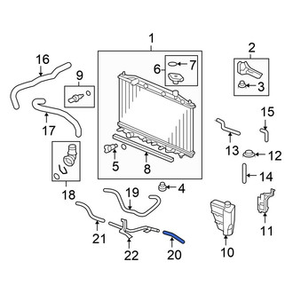 Honda OE - Automatic Transmission Oil Cooler Hose
