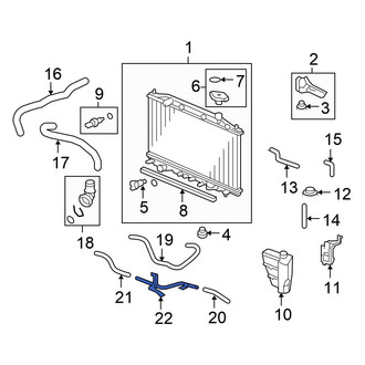 Honda OE - Automatic Transmission Oil Cooler Tube
