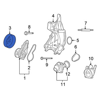 Honda OE - Engine Water Pump Pulley