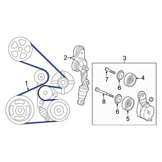 Honda OE - Serpentine Belt