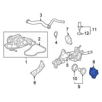Honda OE - Engine Coolant Thermostat Housing