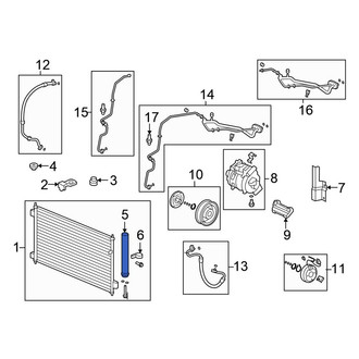 Honda OE - A/C Receiver Drier