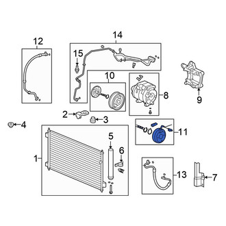 Honda OE - A/C Compressor Clutch Coil