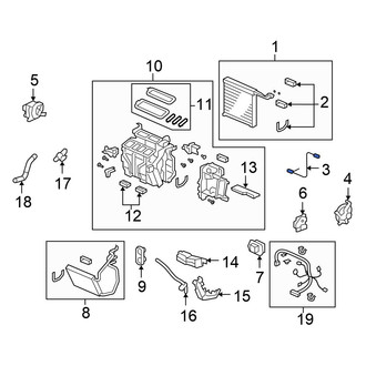 Honda OE - A/C Evaporator Temperature Sensor