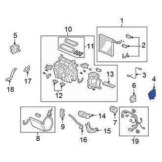 Honda OE - HVAC Air Inlet Door Actuator