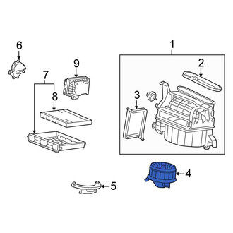 Honda OE - HVAC Blower Motor Assembly