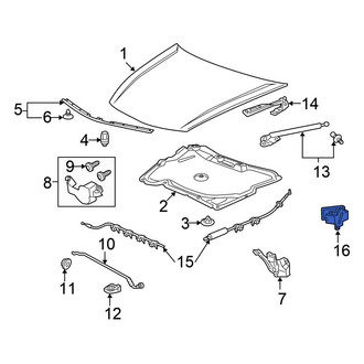 Honda OE - Front Hood Release Handle