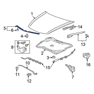 Honda OE - Hood Seal