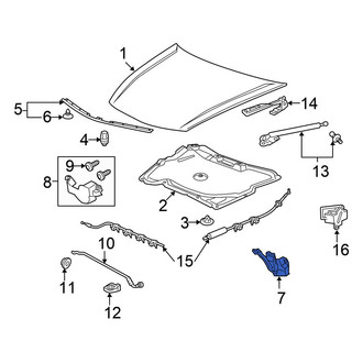 Honda OE - Front Hood Latch