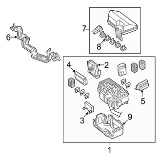 Honda OE - Electrical Components (Engine Compartment), (Sedan 3.5L)