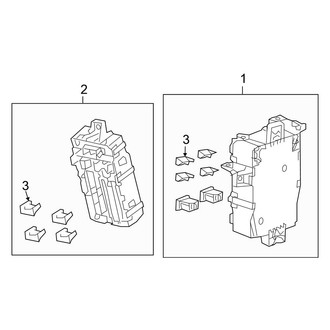Honda OE - Electrical Components (Cabin Compartment), (Sedan 3.5L)