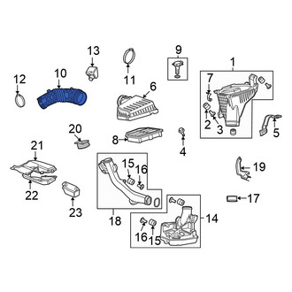 Honda OE - Engine Air Intake Hose