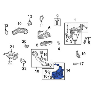 Honda OE - Engine Air Intake Resonator