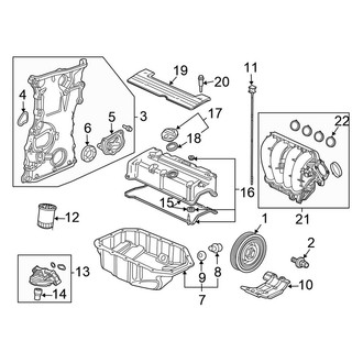 Honda OE - Engine / Transaxle - Engine Parts