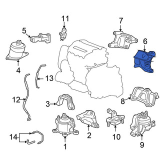 Honda OE - Rear Engine Mount
