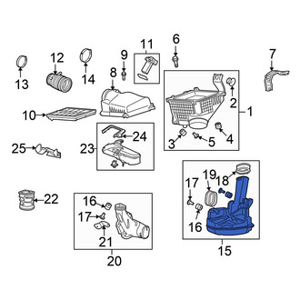 Honda OE - Engine Air Intake Resonator