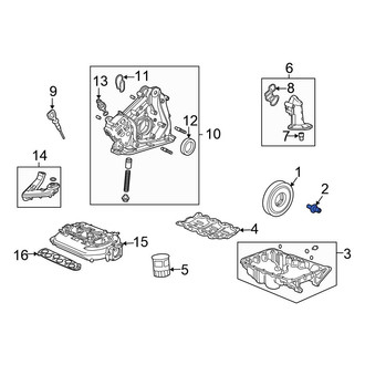 Honda OE - Engine Crankshaft Pulley Bolt