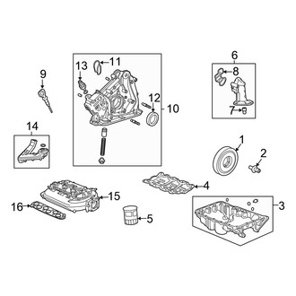Honda OE - Engine / Transaxle - Engine Parts (Sedan)