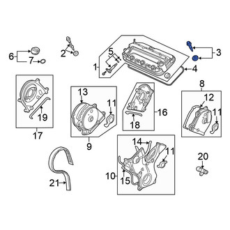 Honda OE - Inner Engine Valve Cover Bolt