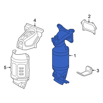 Honda OE - Catalytic Converter with Integrated Exhaust Manifold