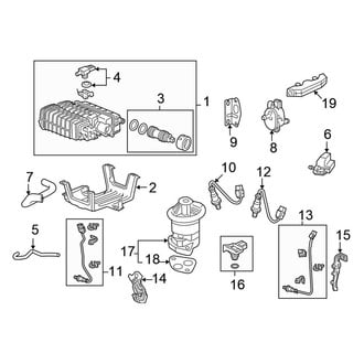 Honda OE - Emission System - Emission Components (Sedan 3.5L)