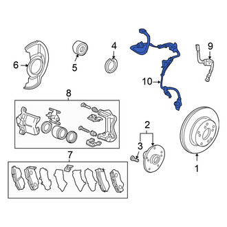 Honda OE - Front Right ABS Wheel Speed Sensor