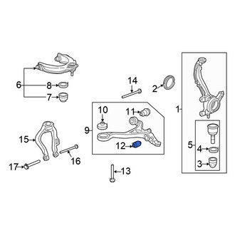 Honda OE - Front Lower Rearward Suspension Control Arm Bushing