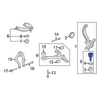 Honda OE - Front Lower Suspension Ball Joint