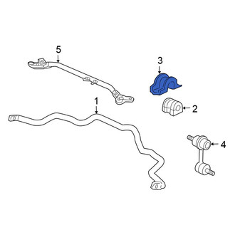 Honda OE - Front Suspension Stabilizer Bar Bracket