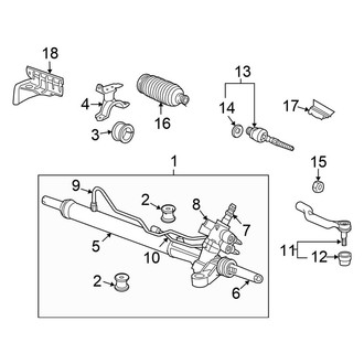 Honda OE - Steering Gear & Linkage