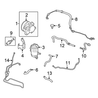 Honda OE - Steering Gear & Linkage - Pump & Hoses