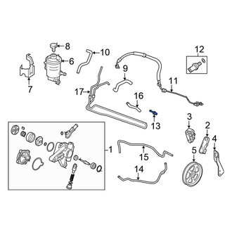 Honda OE - Front Power Steering Line