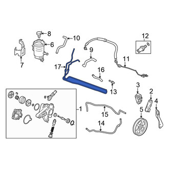 Honda OE - Front Power Steering Cooler