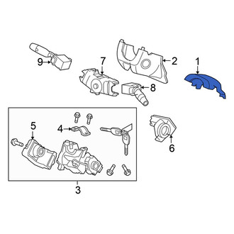 Honda OE - Upper Steering Column Cover
