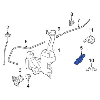 Honda OE - Front Windshield Washer Nozzle