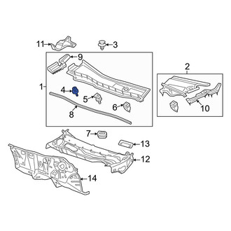 Honda OE - Cowl Cover Clip