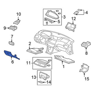 Honda OE - Upper Steering Column Cover