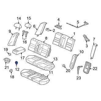 Honda OE - Seat Cushion Clip
