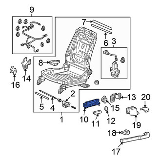 Honda OE - Left Power Seat Switch