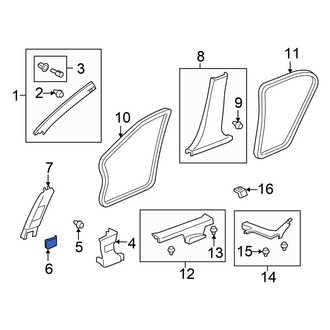 Honda OE - Upper Fuse Box Cover