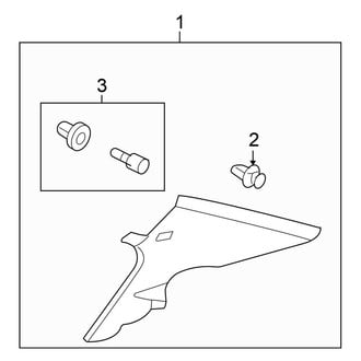 Honda OE - Quarter Panel - Interior Trim (Sedan)