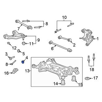 Honda OE - Rear Alignment Camber Adjusting Eccentric