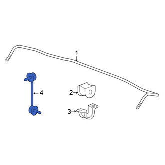 Honda OE - Rear Left Suspension Stabilizer Bar Link